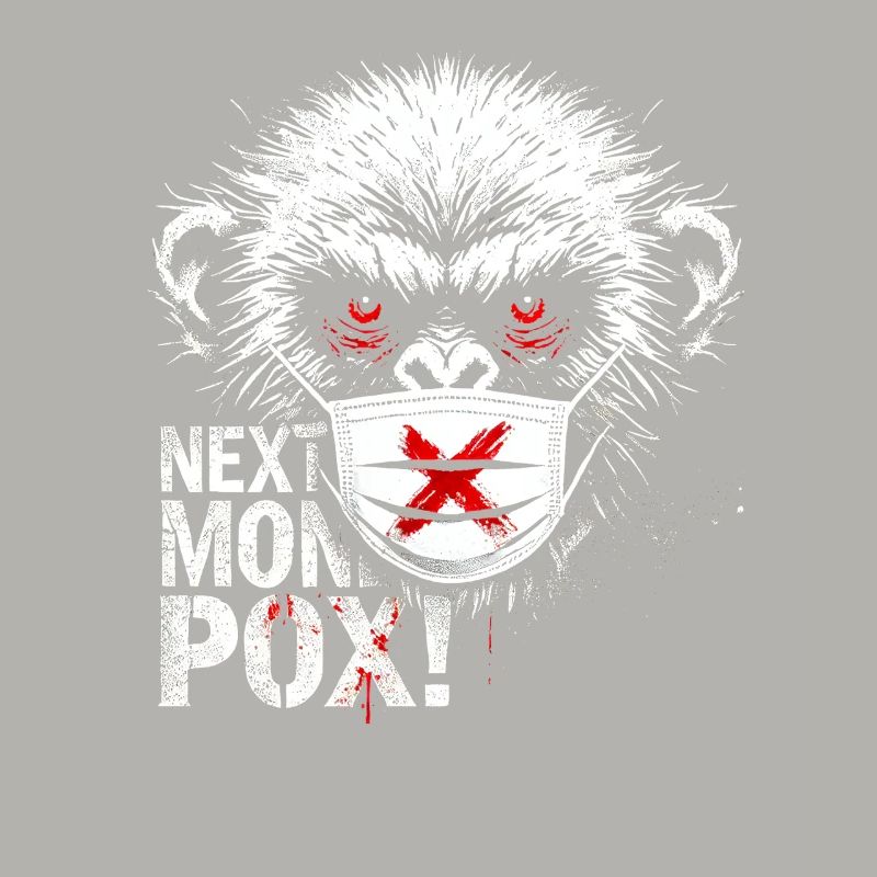 Protest Monkey Face Mask Artwork