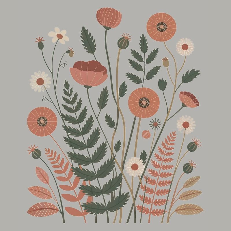 Boho Blumen – Blühende Harmonie