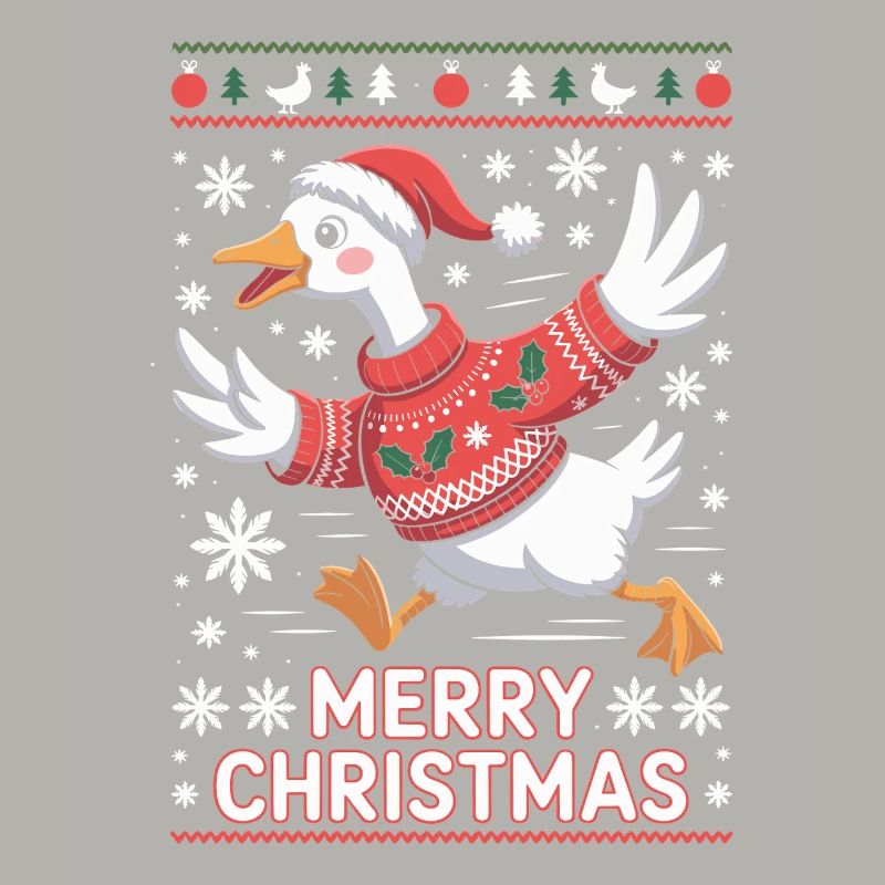 Weihnachtsgans im Pullover