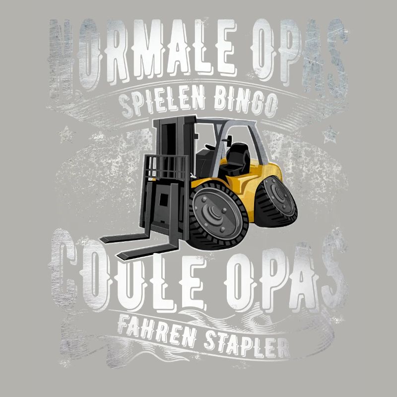 Staplerfahrer Opa