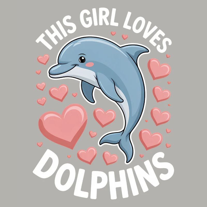 Delfin Spruch Mädchen Lustiges Delfin Geschenk