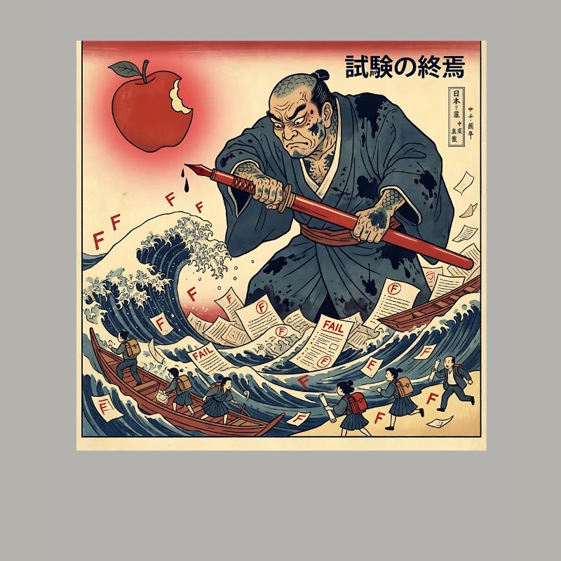 試験の終焉 Samurai Kampf Gegen Schulprüfungen