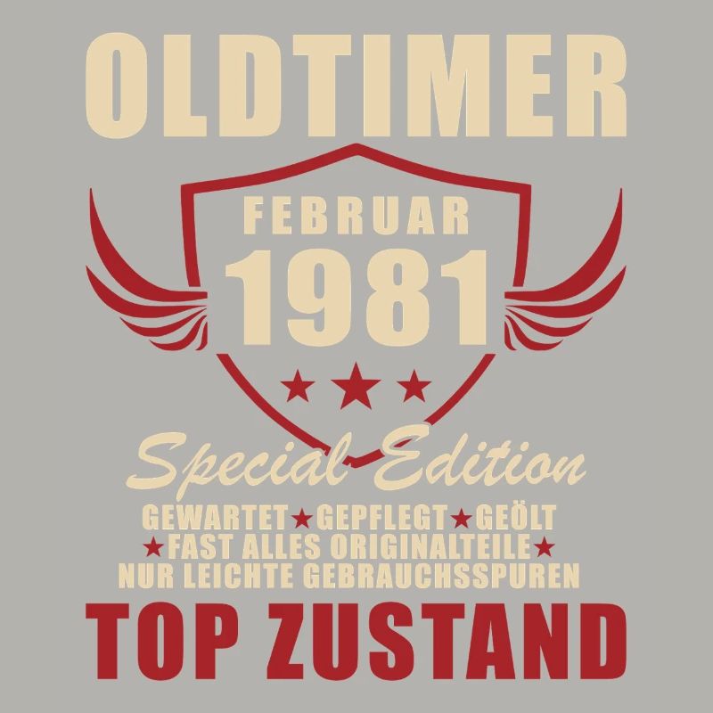 Februar 1981 Geburtstag Oldtimer 1981