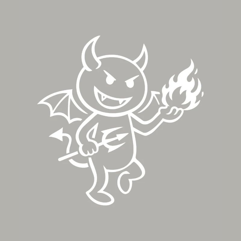 Démon de Feu avec Boule de Feu - Démon