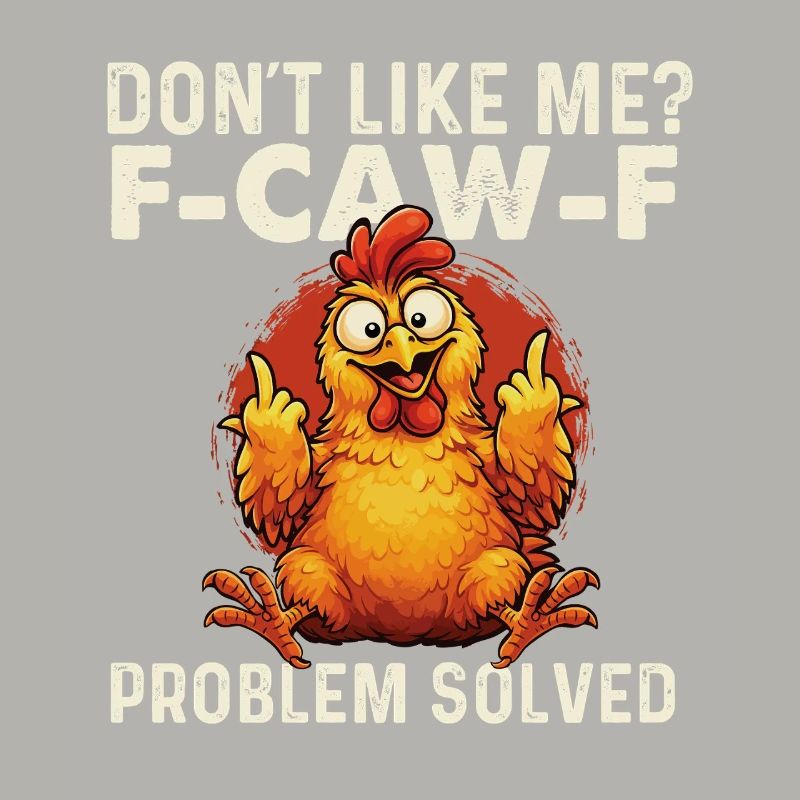 FCawF Problem Solved Crow Sarcasm Dark Humor