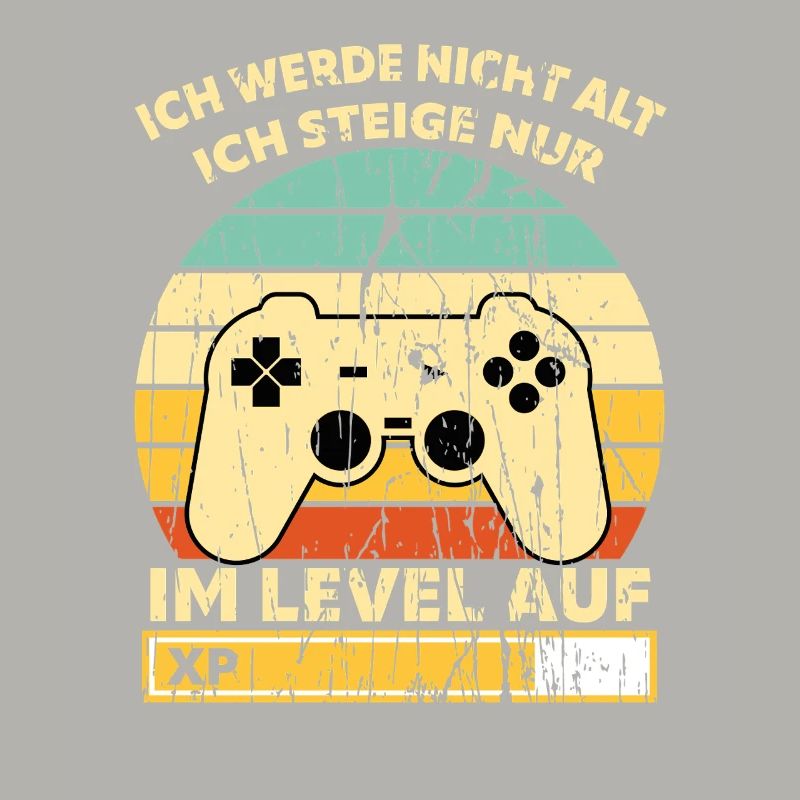 Levelaufstieg Retro Controller Geburtstag