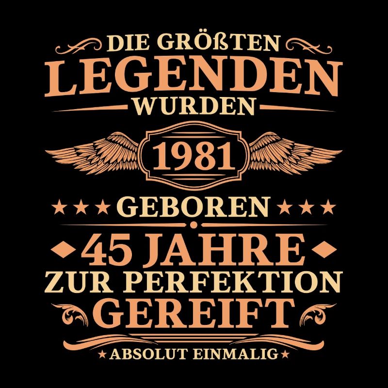 Größte Legenden 1981 geboren – 45. Geburtstag