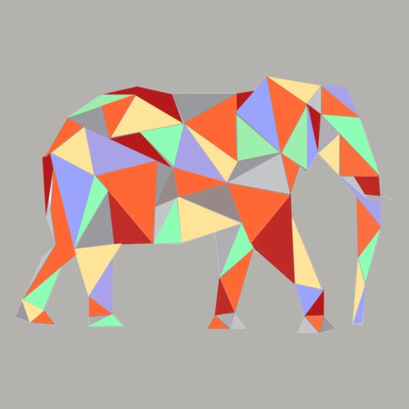Elephant Geometric