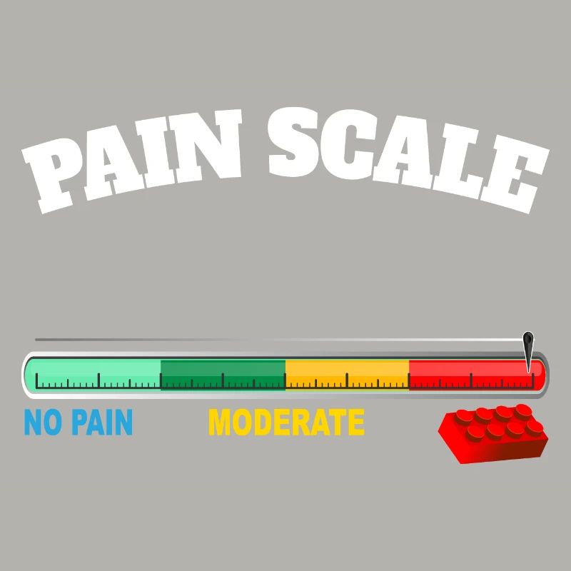 Blocs de construction de l’échelle de la douleur conception de l’humour