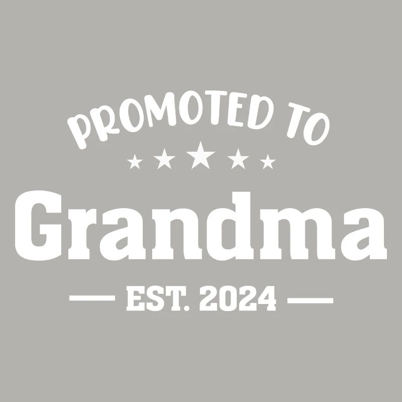 Zur Oma befördert 2024 Bald Großmutter