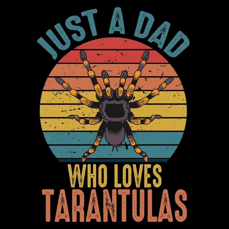 Juste un papa qui aime Tarantulas Retro Spider