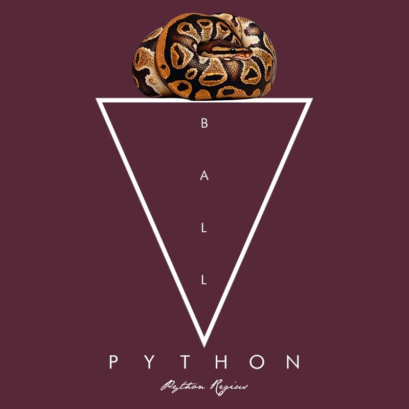 Ball Python Geometric Modern Snake Keeper