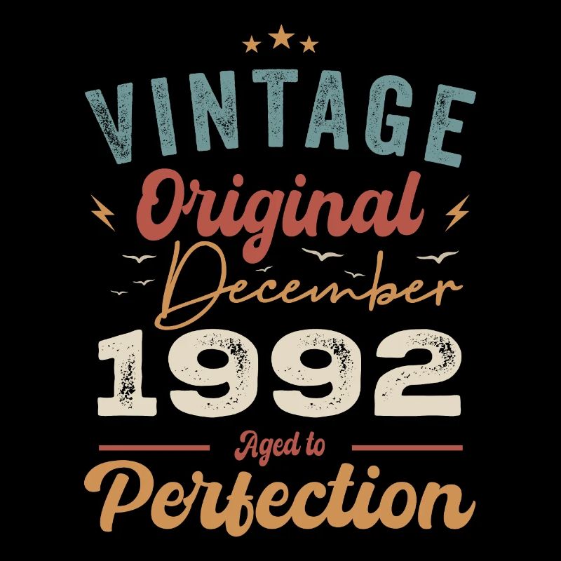 Vintage Geburtstag - Dezember 1992 - Geschenkidee