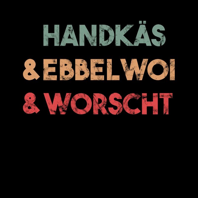 Handkäse Äppelwoi und Wurst Hessisch