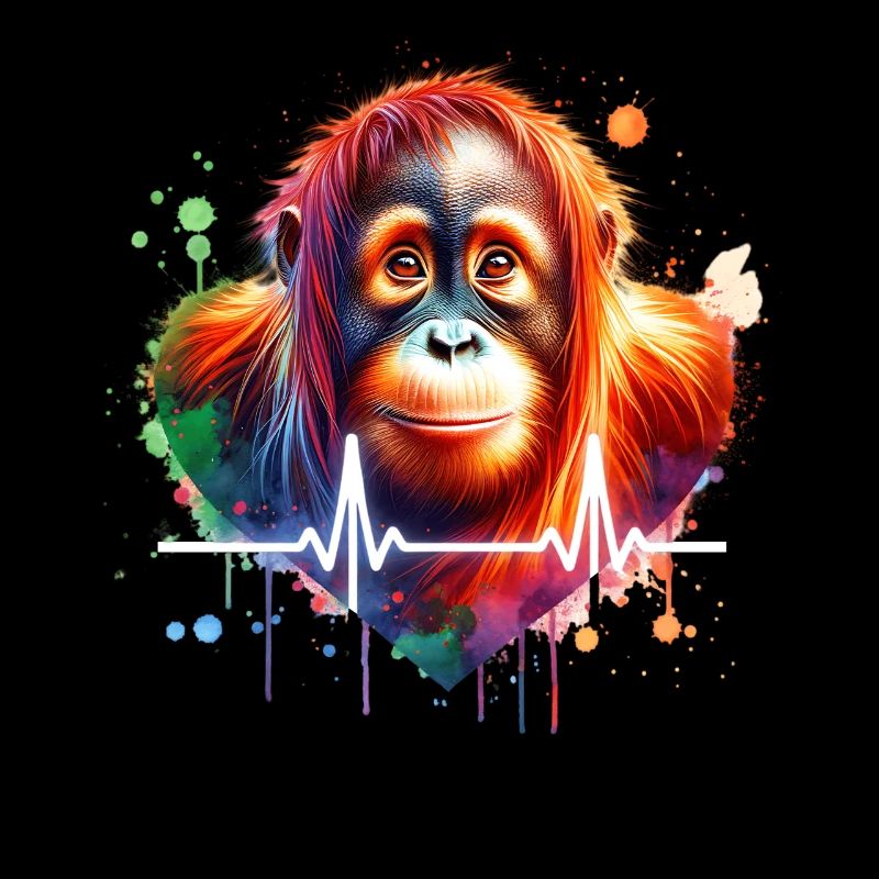 ECG d’orang-outan