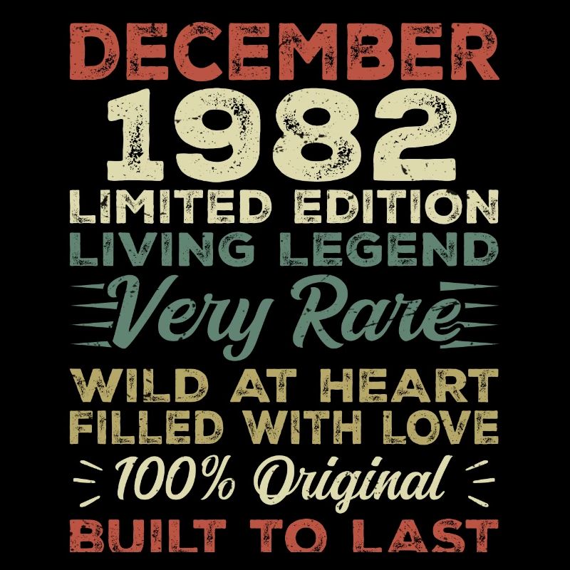 Décembre 1982 - anniversaire Décembre 1982 année