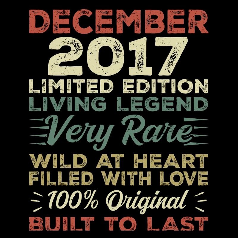 Décembre 2017 - Anniversaire Décembre 2017 année