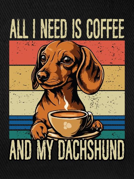 Coffee and my dachshund