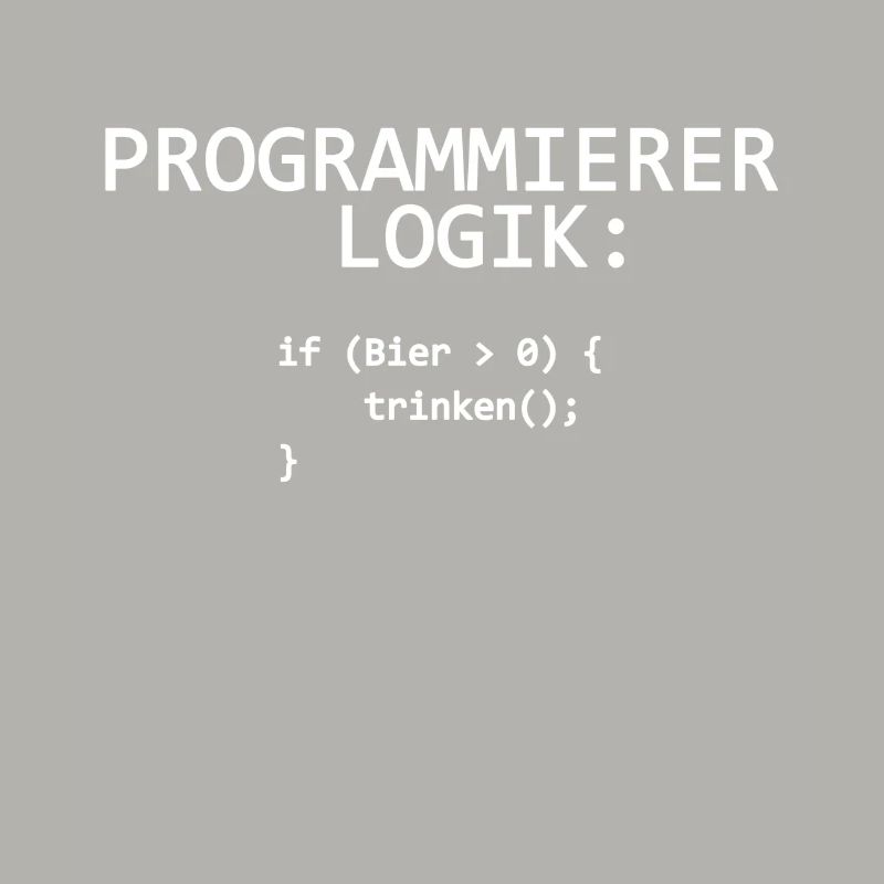 Programmeur Logique Informatique Programmeur Boire de la Bière