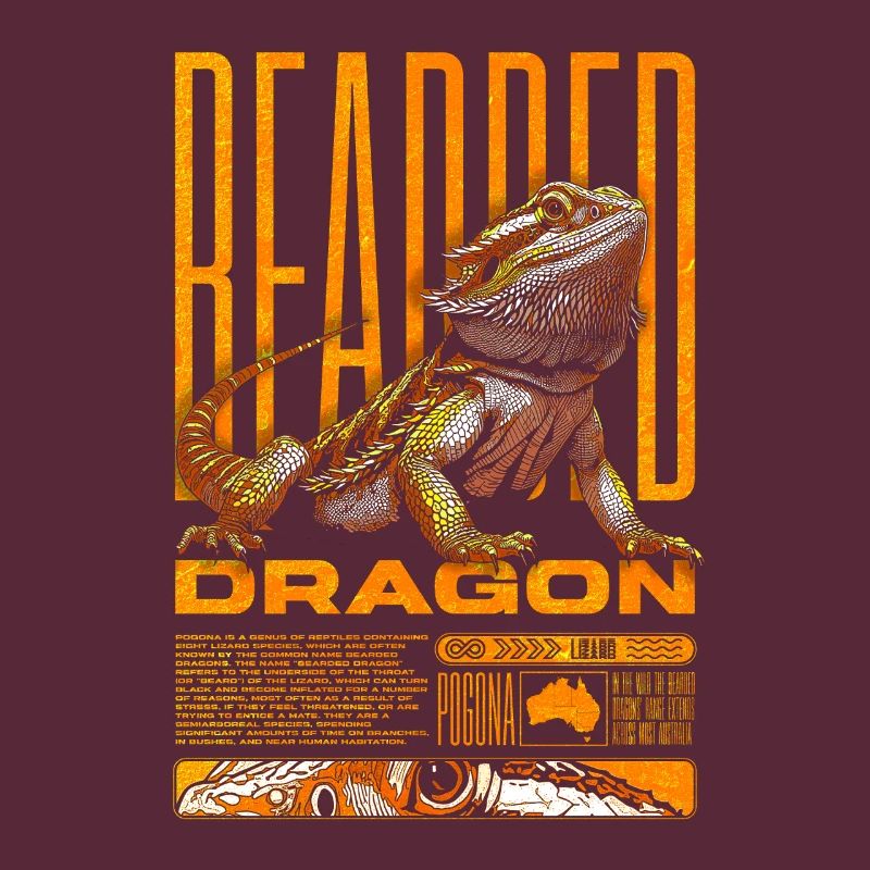 Bartagame Reptilienhalter Beardie Eidechse
