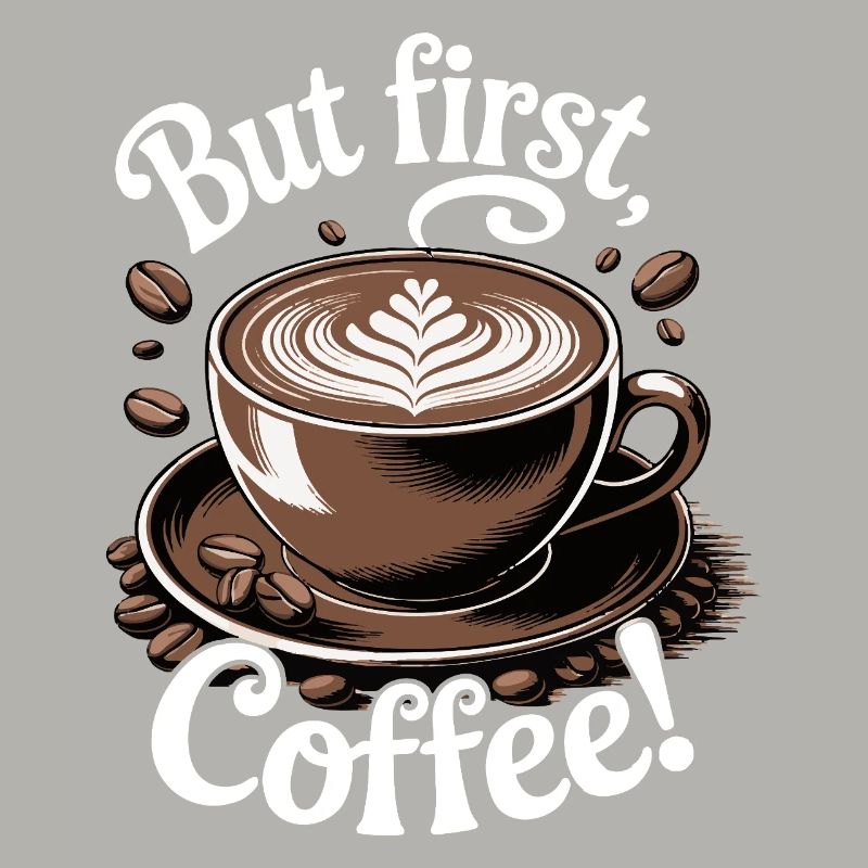 But First, Coffee Kaffee Design Kaffeeliebhaber