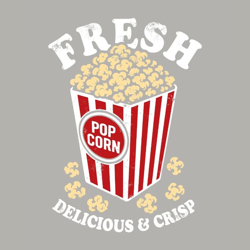 Frisches Popcorn - knusprig, lecker - Geschenk