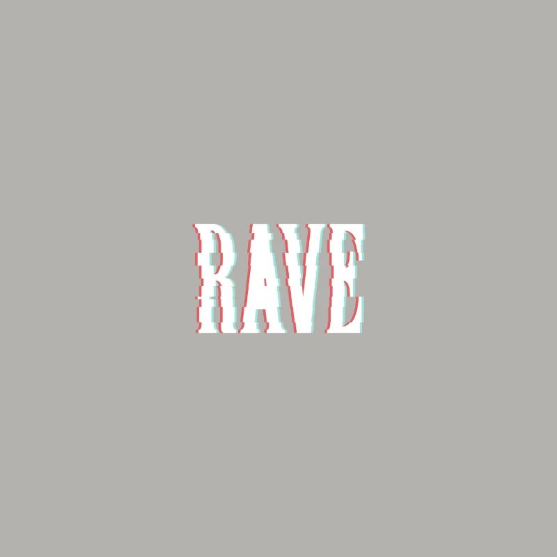 Rave electronic music. Distorted optics