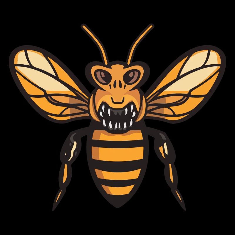 Bee Halloween Comic Funny