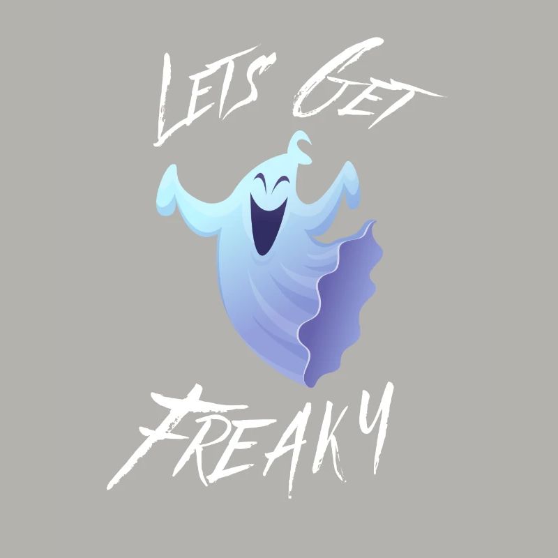 Lets Get Freaky Happy Halloween Dancing Ghost