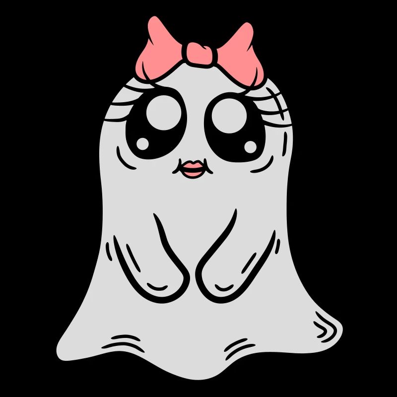 Kleines süßes Geister Mädchen