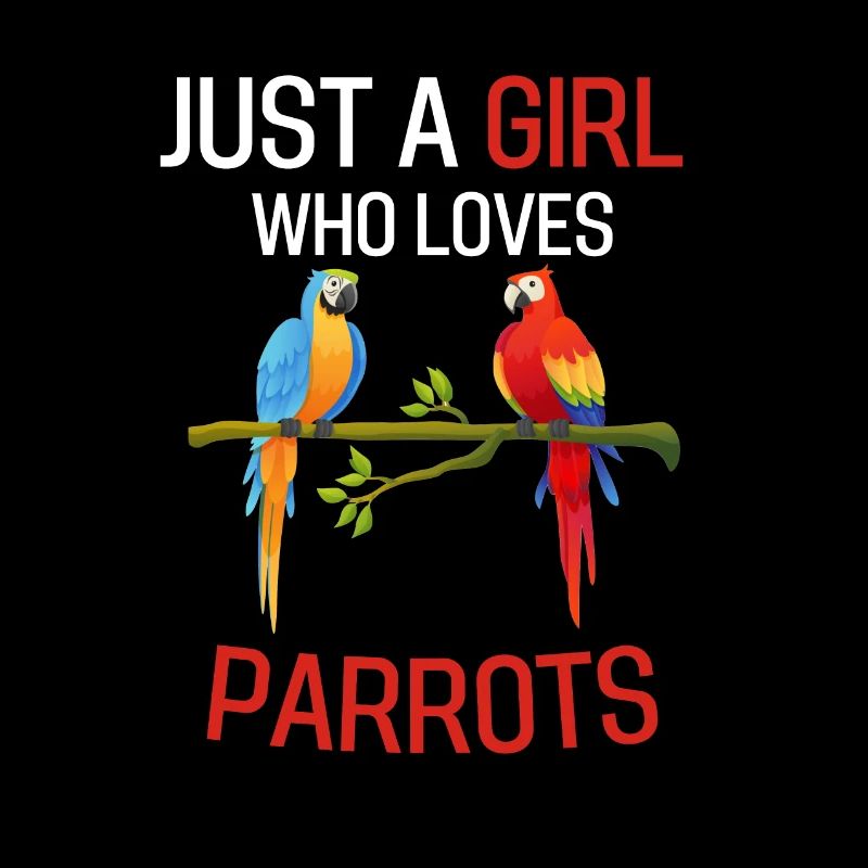 Tropischer Vogel Ara Mädchen Geschenk Papagei