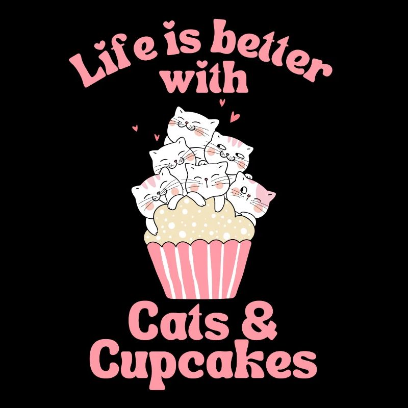Cat Cupcake kawaii Cupcake and Cat Lovers