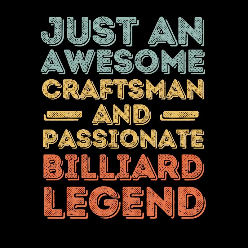 Handwerker Billard retro