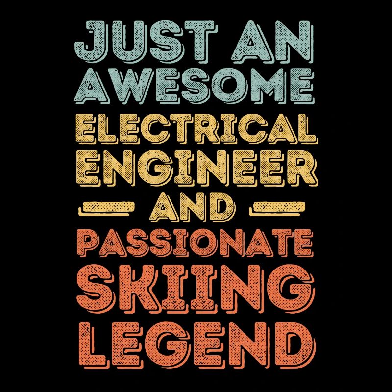Electrical engineer ski retro