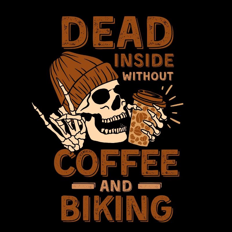 Coffee Biking skeleton