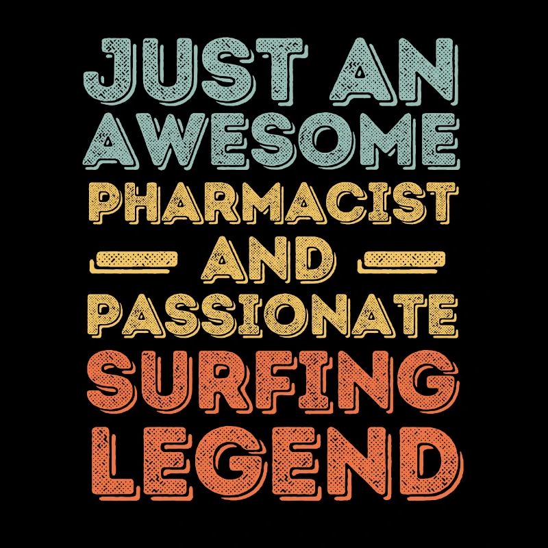 Pharmacist Surfing legend retro
