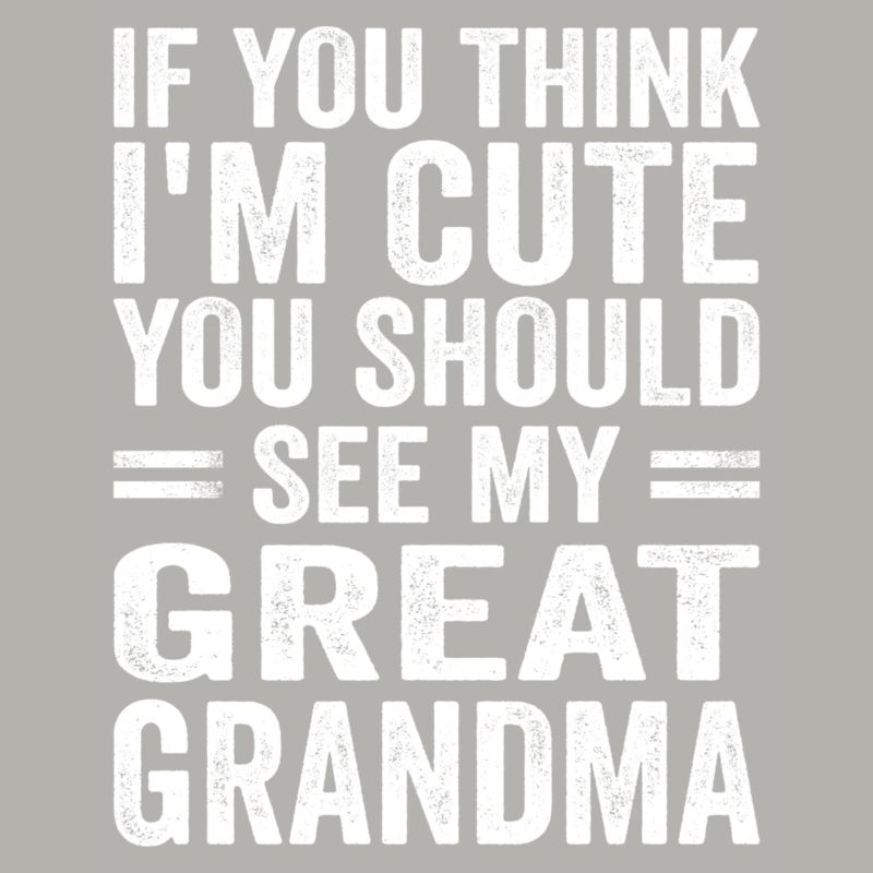 Si vous pensez que je suis mignon, vous devriez voir ma grand-mère