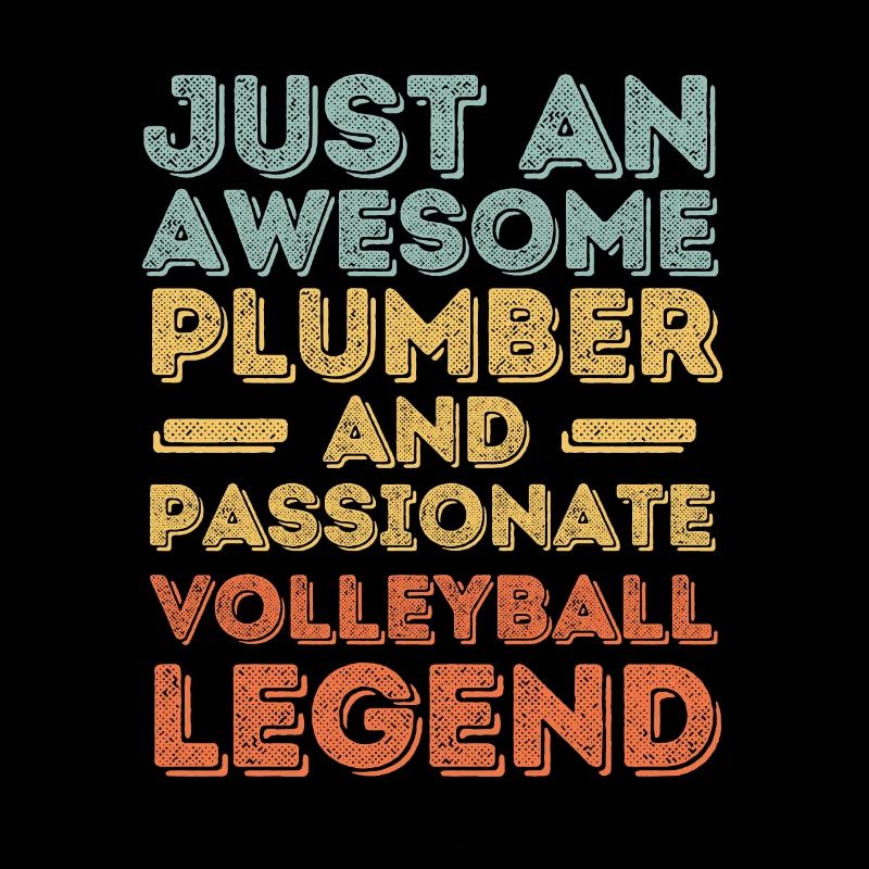 Plumber Volleyball legend retro