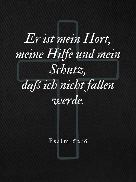 Bibelvers - Psalm 62,6