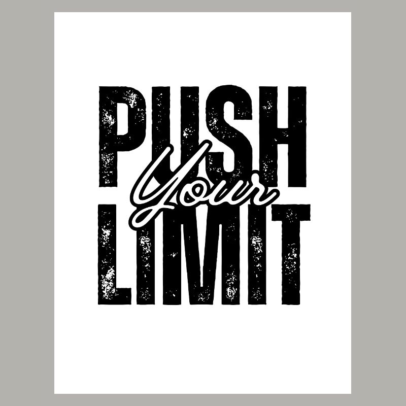 Conception de texte motivant avec une typographie forte
