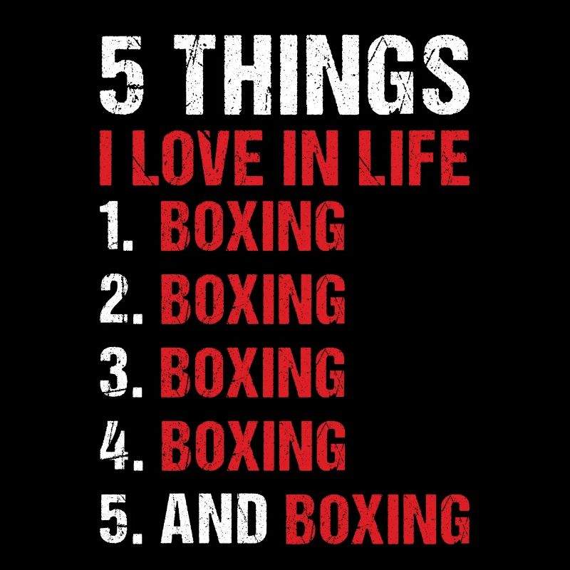 Sport 5 choses que j’aime dans la vie Boxe