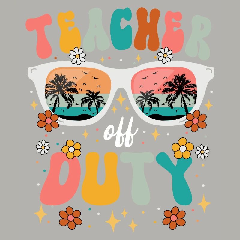 Enseignant Vacances Été Fin De L'École Prof