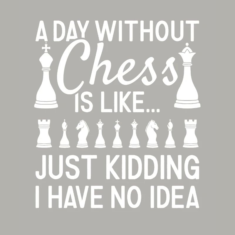 Chess Player A Day Without Chess