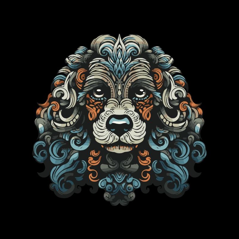 Pudel Hund Portrait