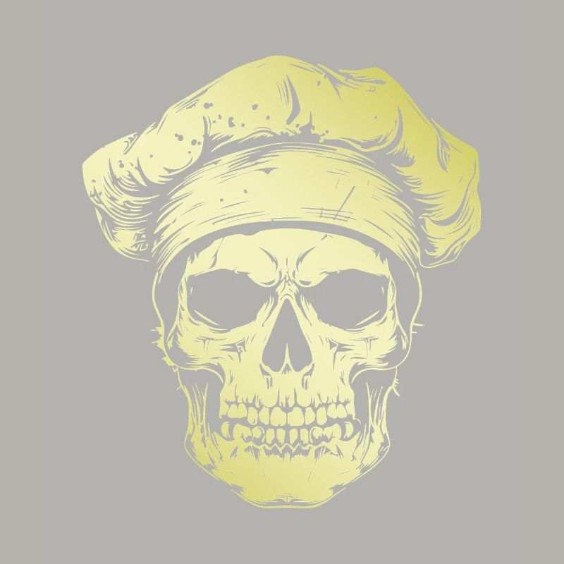 Koch Skull Skeleton Chef