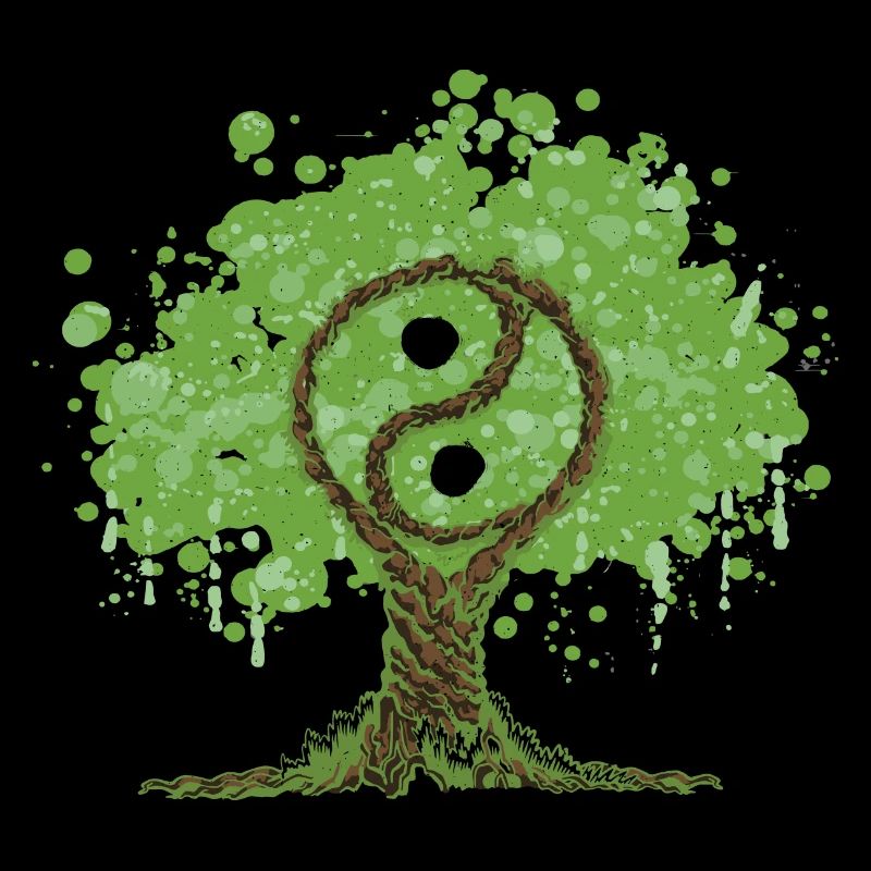 Ying Yang Lebensbaum