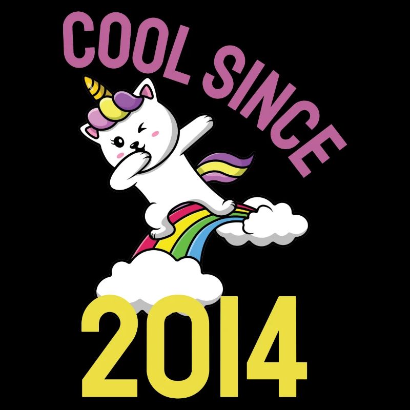Cool depuis 2014 Dabbing chat 8ème anniversaire