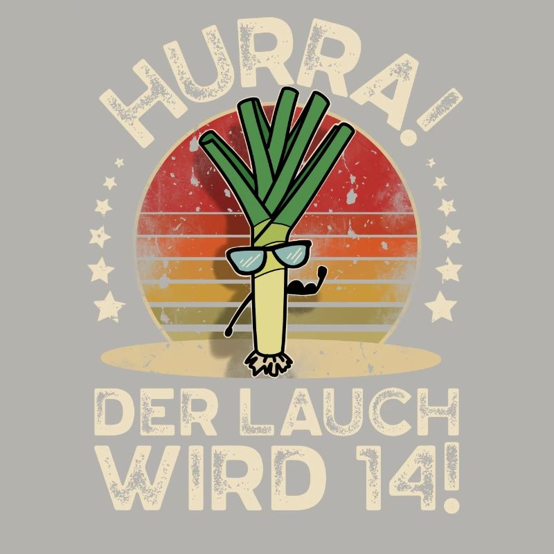 14. Geburtstag Hurra Der Lauch Wird 14