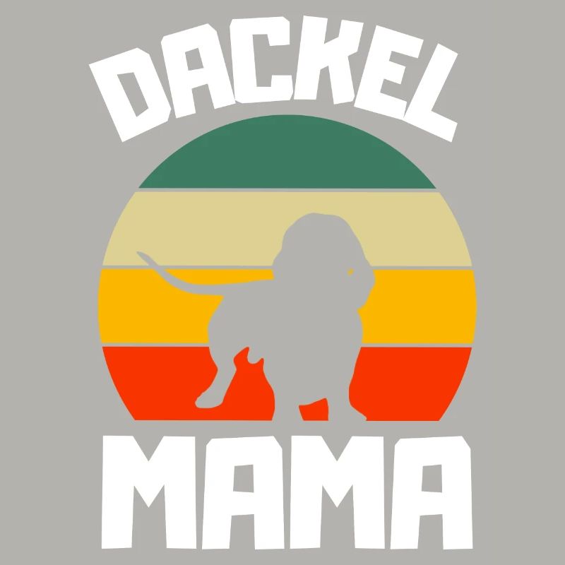 Hunde Mama Retro Dackel