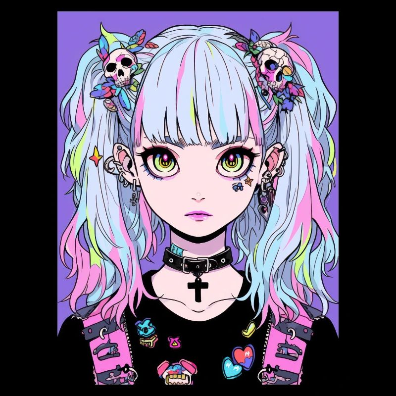 Anime, Mädchen, Geschenk
